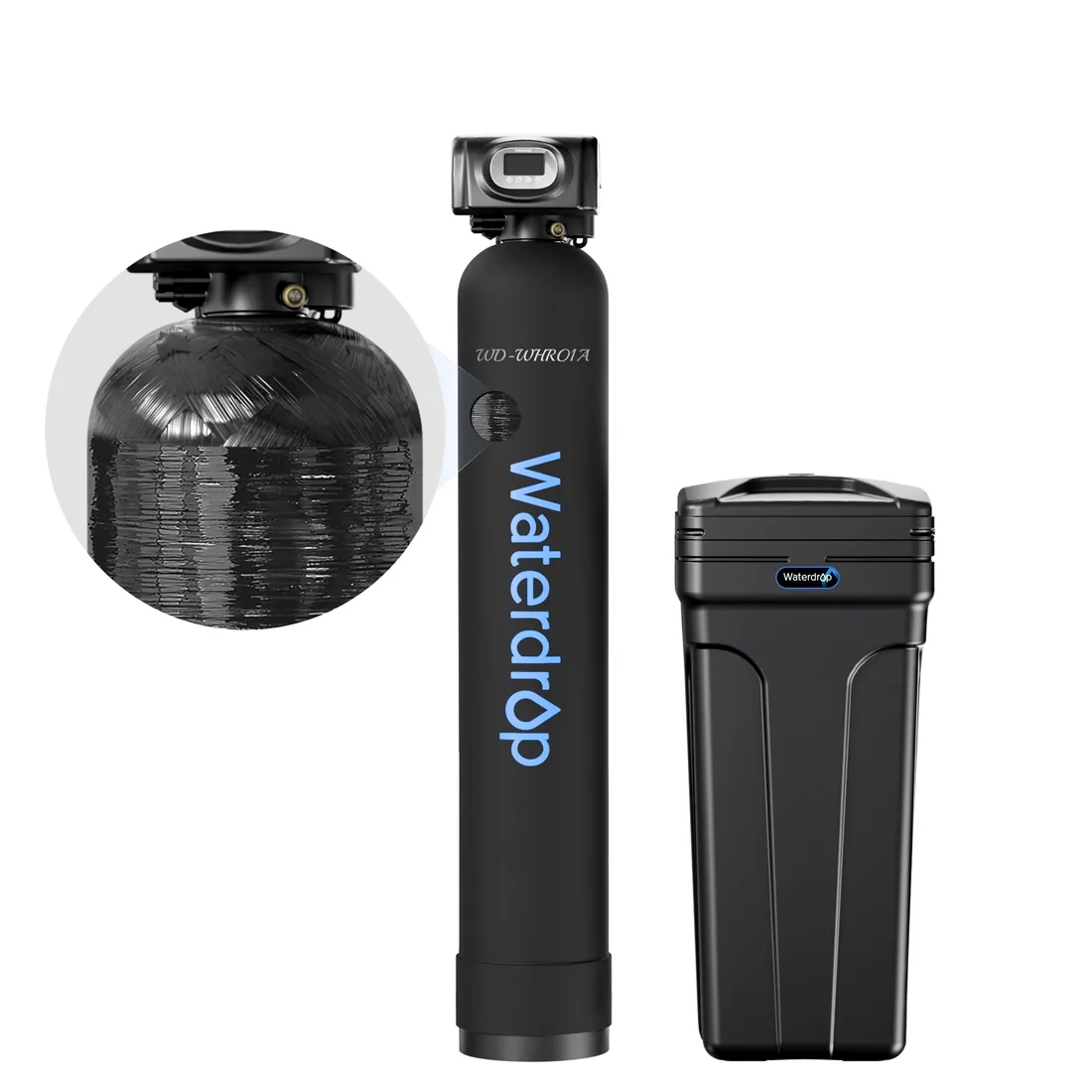Waterdrop WHR01A 32,000-Grain Water Softener